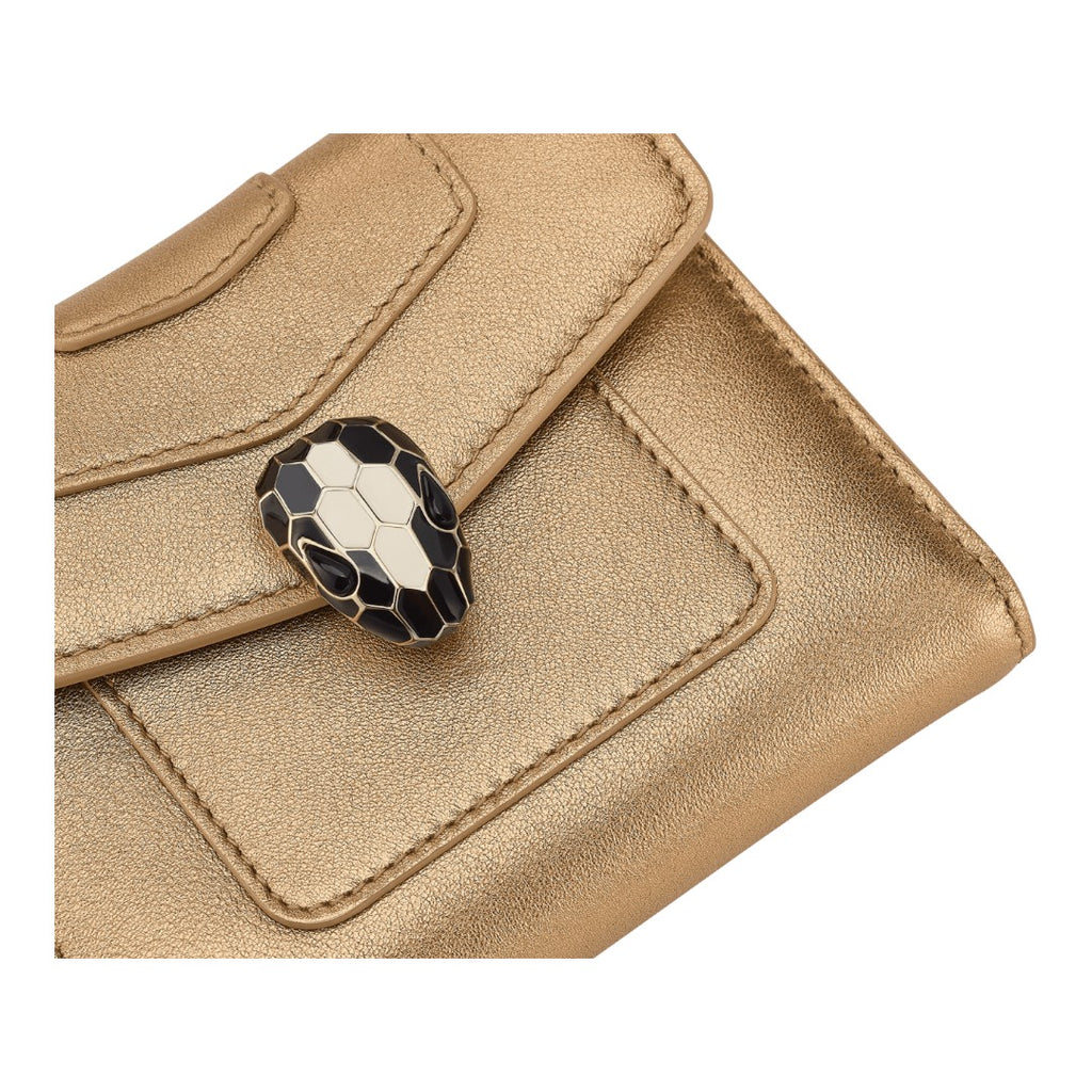 ゴートレザー【Bvlgari】Serpenti Forever コンパクトウォレット ゴートレザー【Bvlgari】Serpenti Forever コンパクトウォレット