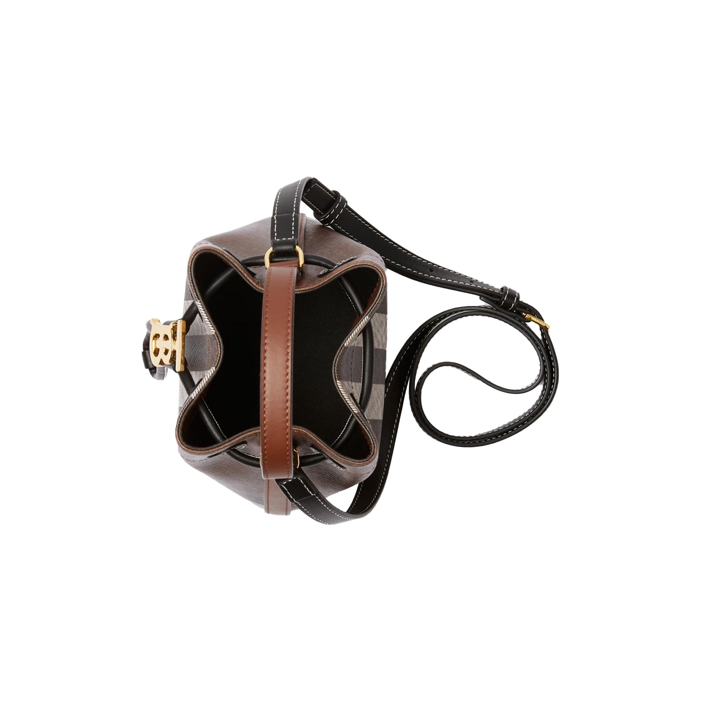 BURBERRY-Mini TB Bucket Bag