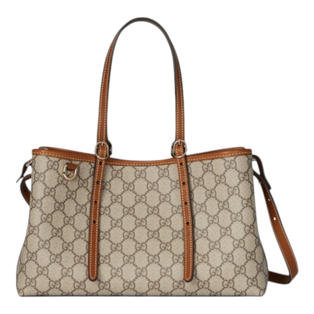 ハンドバッグ GUCCI HAND BAG (815715CAAAU 2808) Gucci Blondie medium top handle bag in brown leather | GUCCI® US